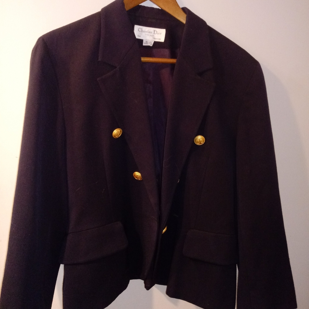 Vintage dior suit jacket